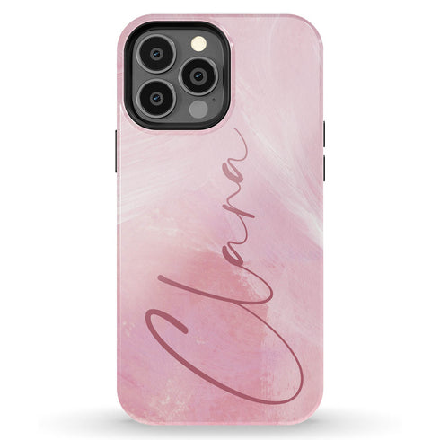 Acrylic Paint Custom Signature Personalized Name iPhone Case
